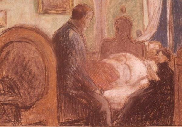 Odon in High Fever ، 1901 (باستيل) بواسطة جوزيف ريبل روني