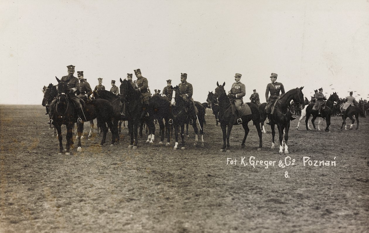 ألبوم Jack Bosio - War Campaign 1917-1920: Mission Military in Poland (Warsaw - Posen) March-April 1919، a horse battery in Posen (Poznan)، 03-041919 بواسطة K. Greger