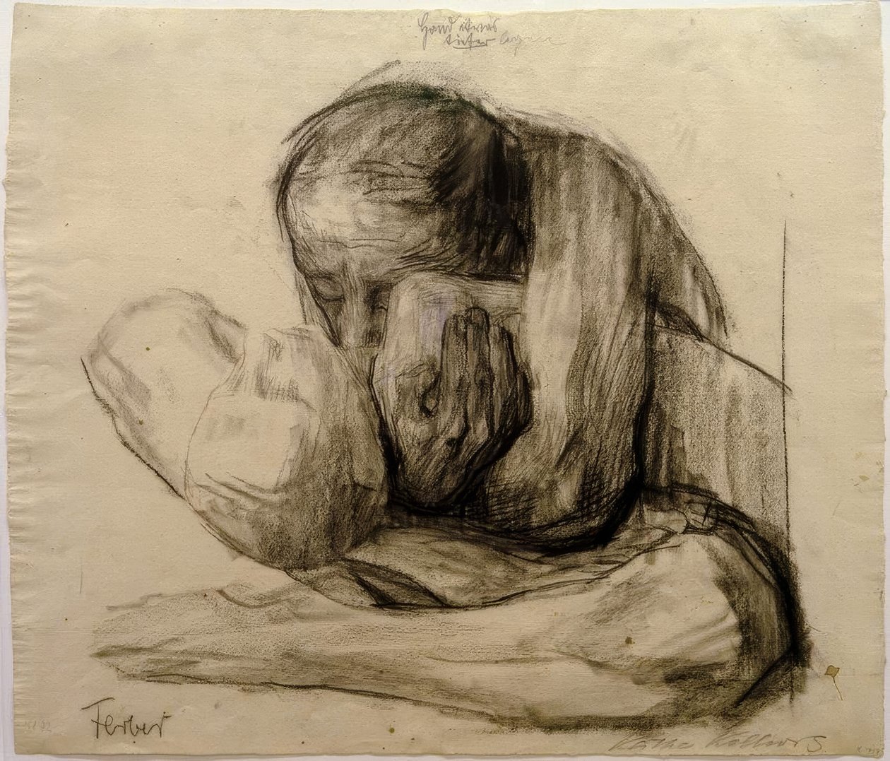 K.Kollwitz ، امرأة لديها طفل ميت بواسطة كاتي كولويتز