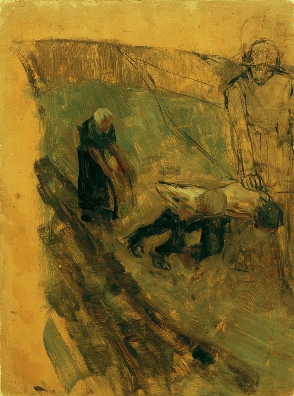 K.Kollwitz ، The Ploughmen بواسطة كاتي كولويتز