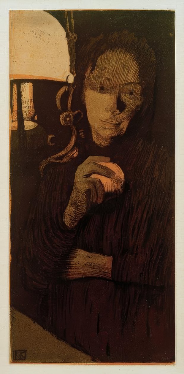 Käthe Kollwitz ، امرأة برتقالية - 1901 بواسطة كاتي كولويتز
