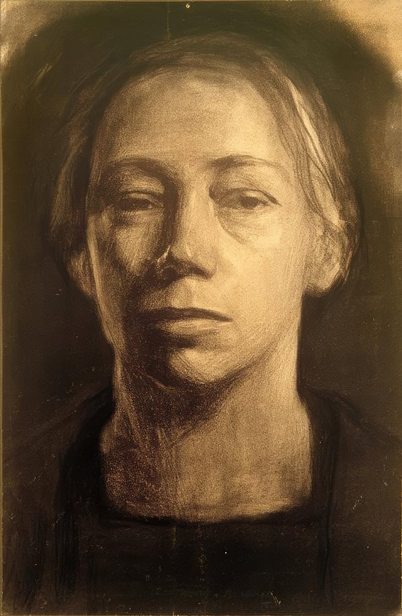 Käthe Kollwitz ، صورة ذاتية 1904 بواسطة كاتي كولويتز