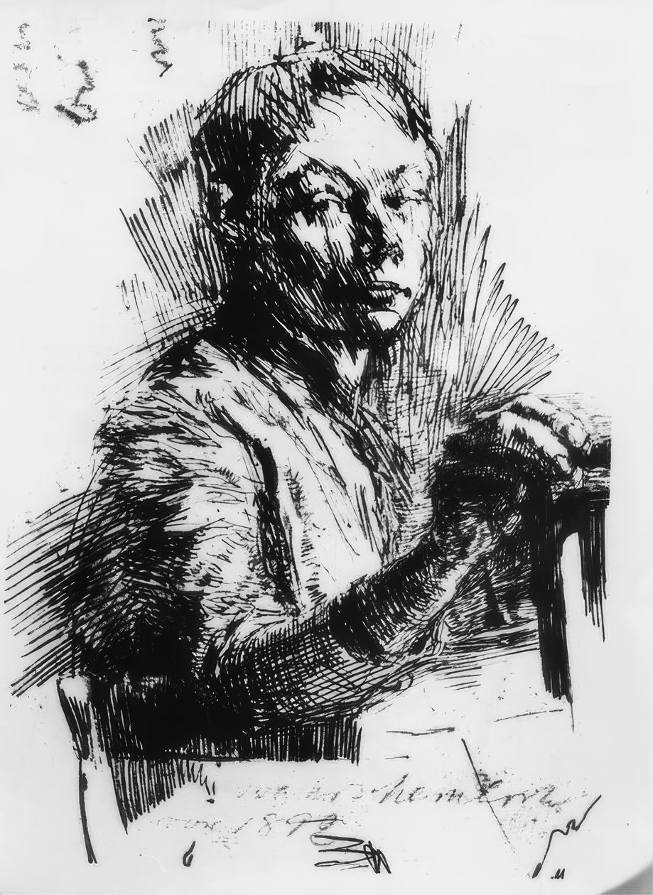Käthe Kollwitz ، صورة ذاتية ، رسم بواسطة كاتي كولويتز
