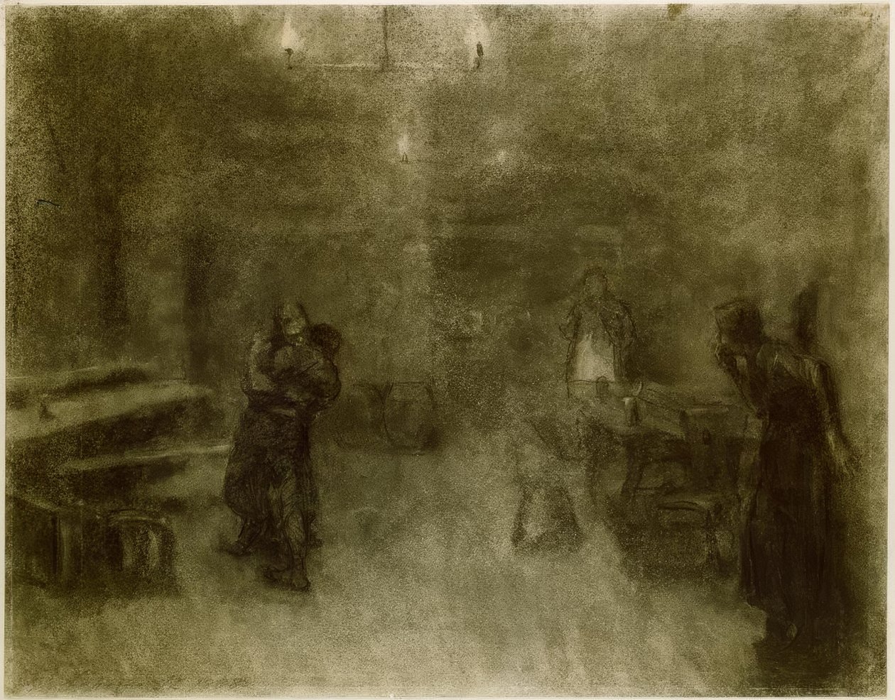 Käthe Kollwitz ، مشهد من Germinal بواسطة كاتي كولويتز