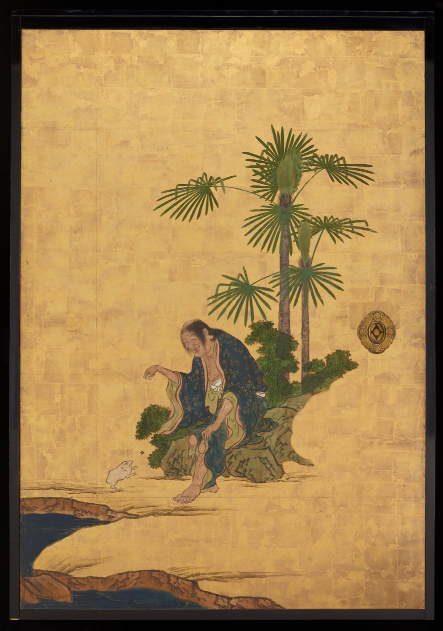 Taoist Immortals، c.1647 (حبر ، ألوان وذهب على ورق) بواسطة كانو سانسيتسو