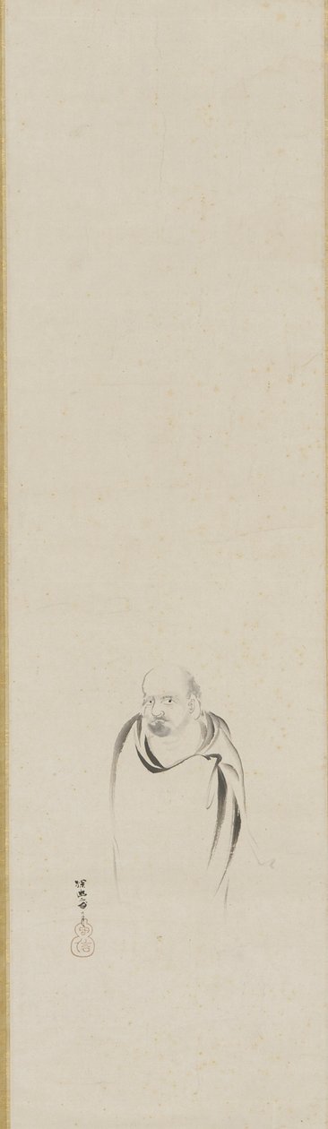 Bodhidharma ، فترة إيدو (حبر على ورق) بواسطة كانو تانيو