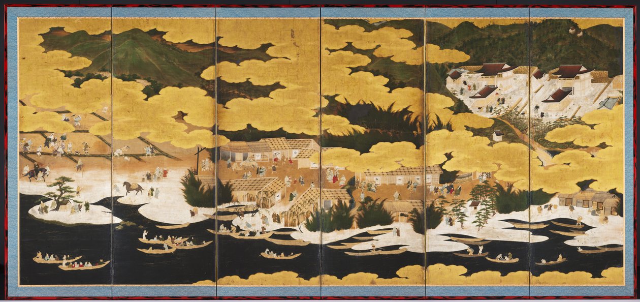 مناظر شهيرة لأومي ، من 1660 إلى 90. بواسطة كانو أ