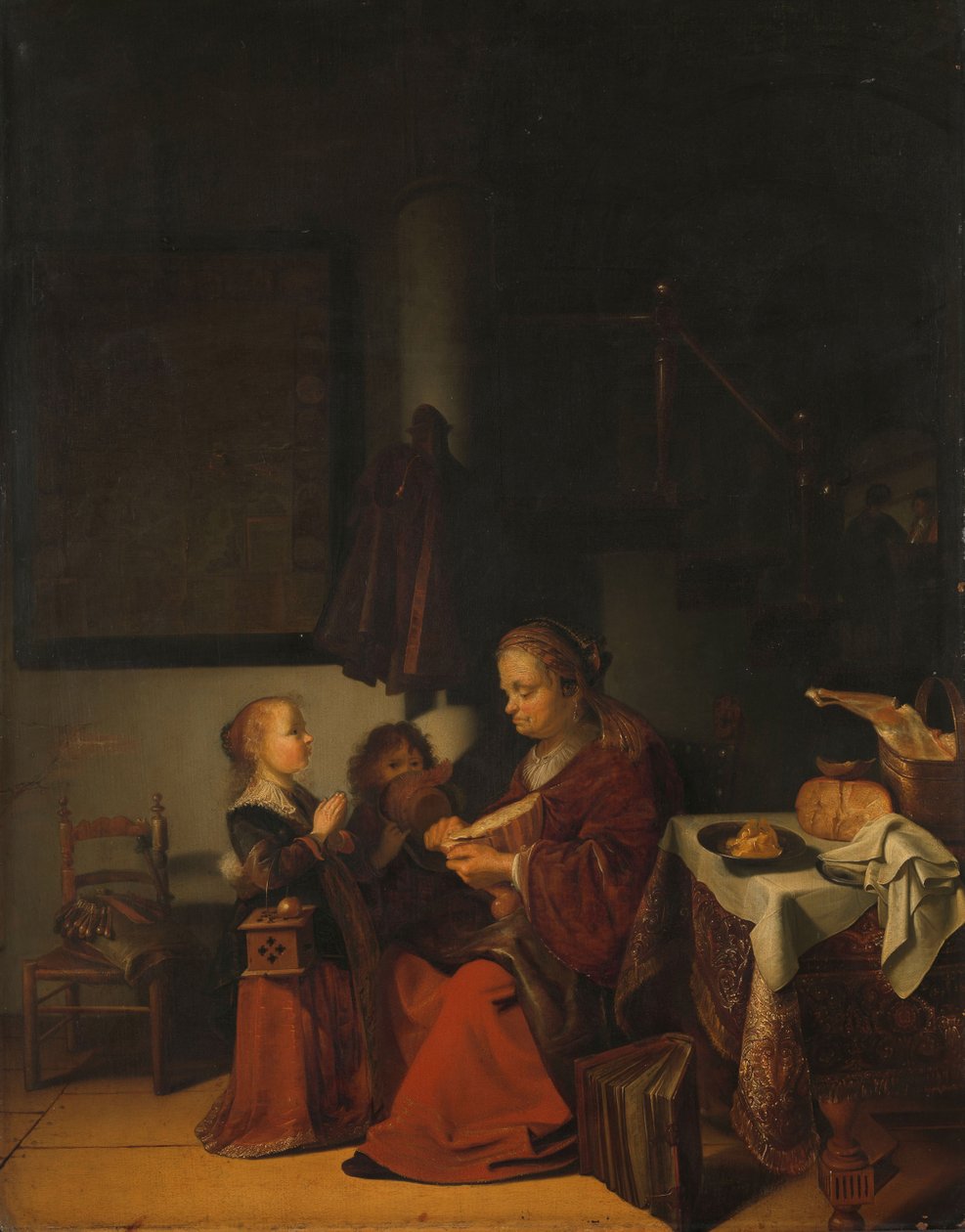 الإفطار ، 1640-54 بواسطة Karel Slabbaert
