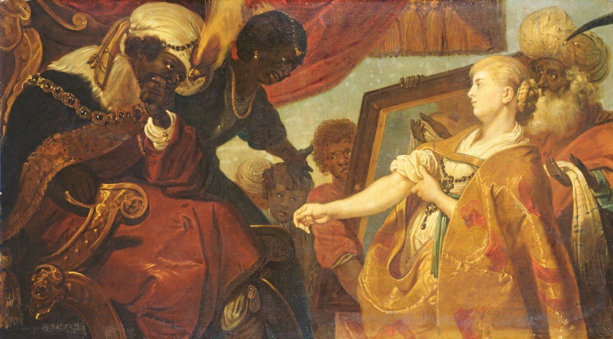 يظهر Chariclea Persina و Hydaspes بواسطة Karel van Mander III
