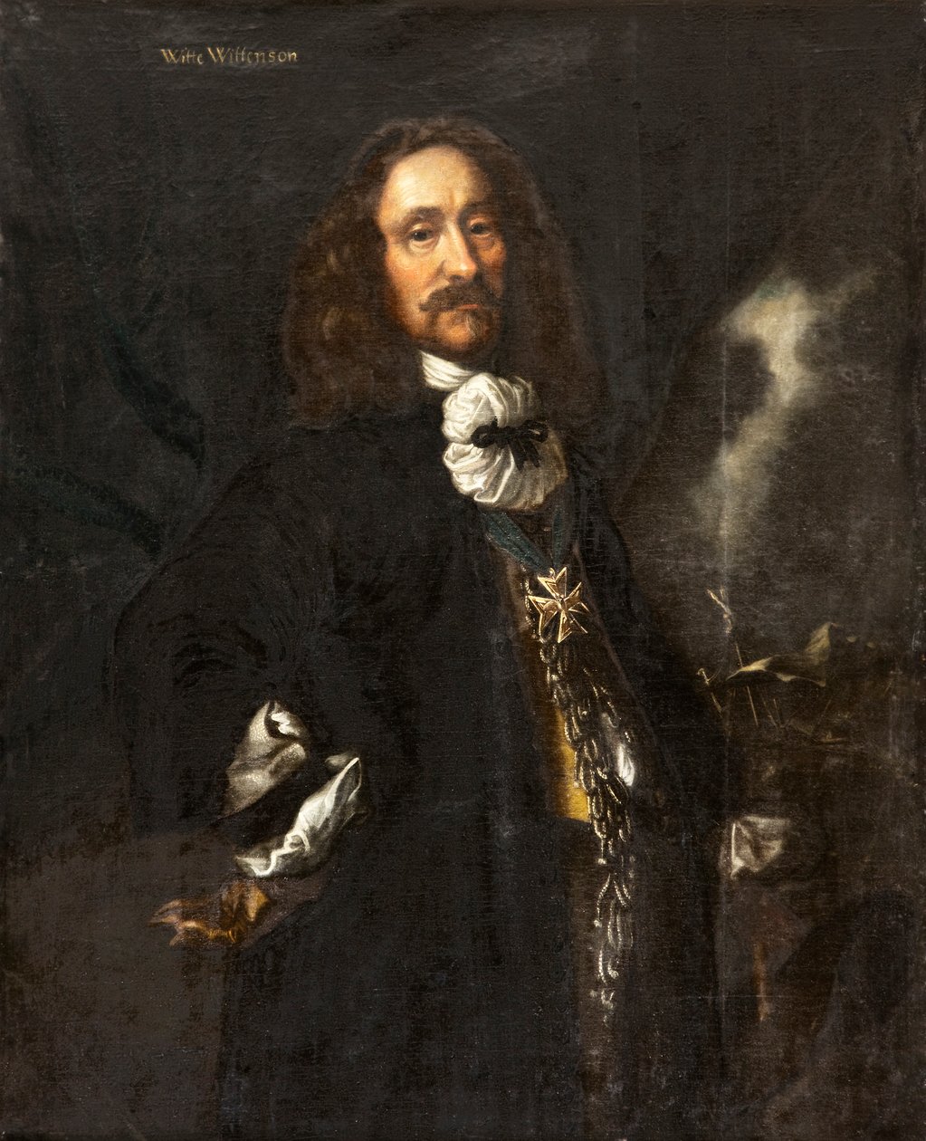 صورة للأدميرال ويت كورنيليزون دي مع 1599-1658 ، 1657-1658. بواسطة Karel van Mander III