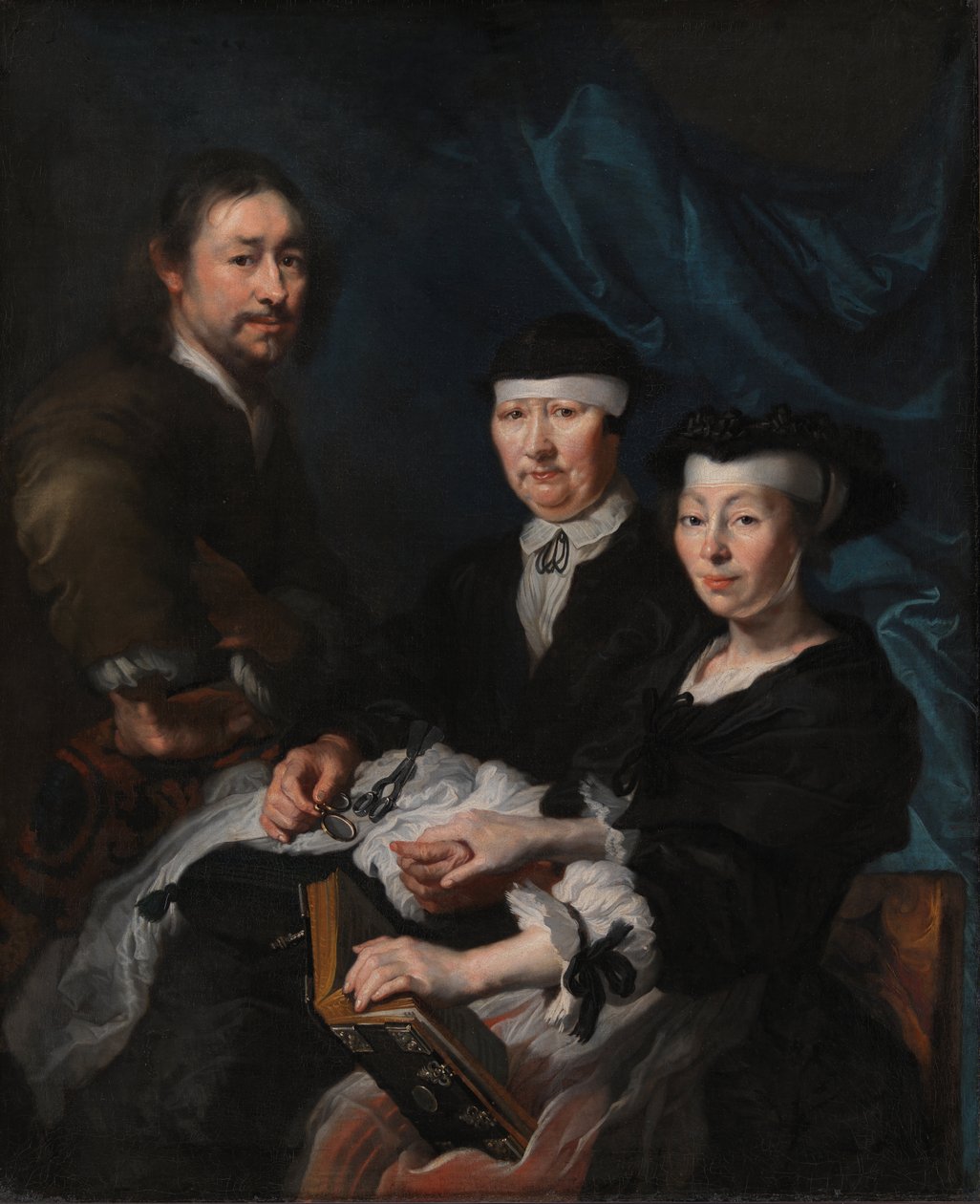 الفنان مع عائلته بواسطة Karel van Mander III