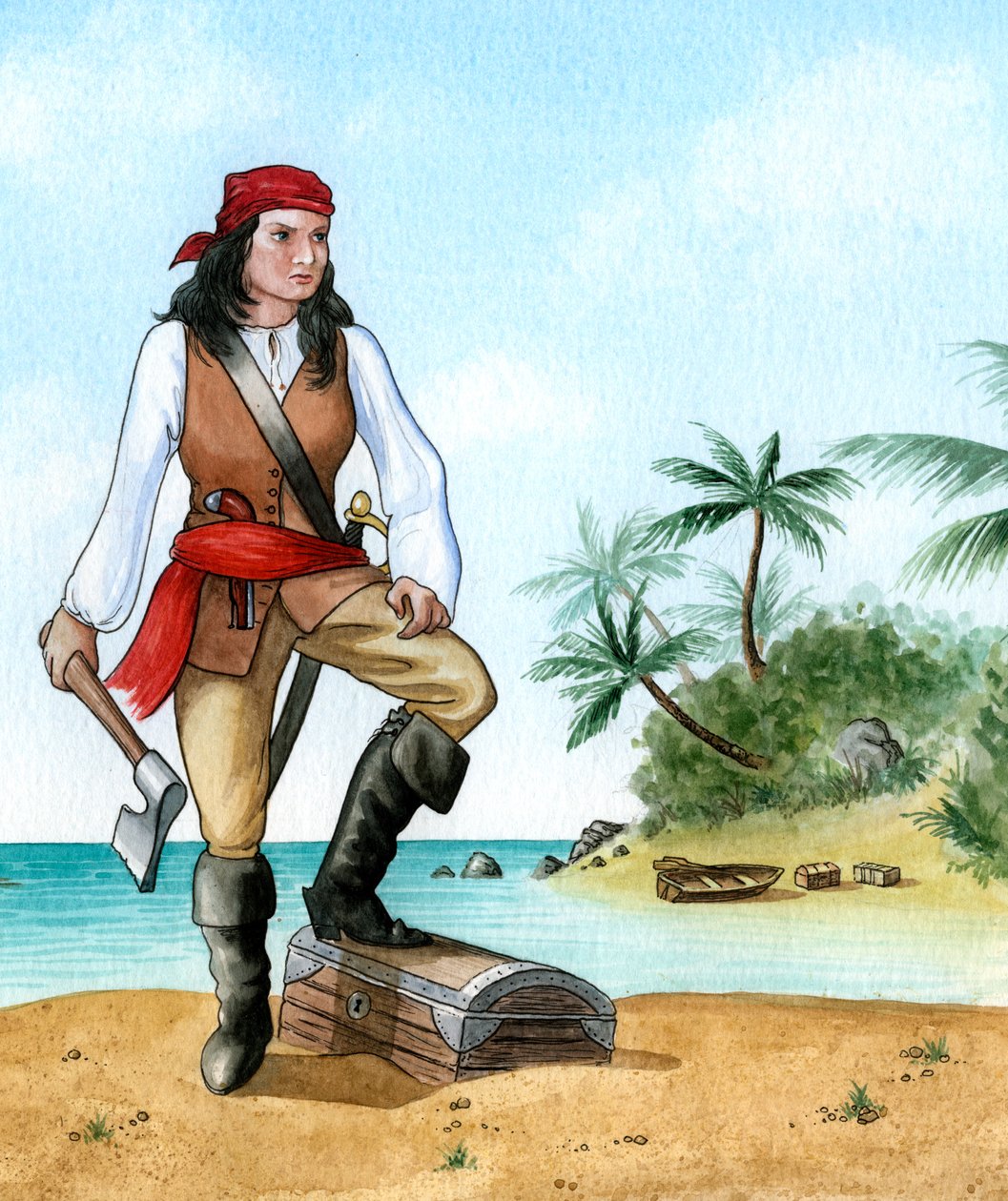 ماري ريد ، 1690-1720 ، قراصنة بريطانيون بواسطة كارين Humpage