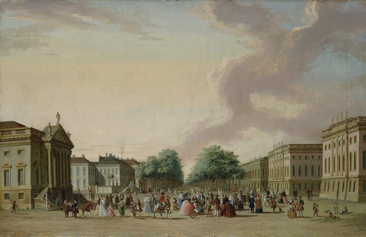 أونتر دن ليندن ، برلين ، 1770 بواسطة كارل فريدريش فيشيلم