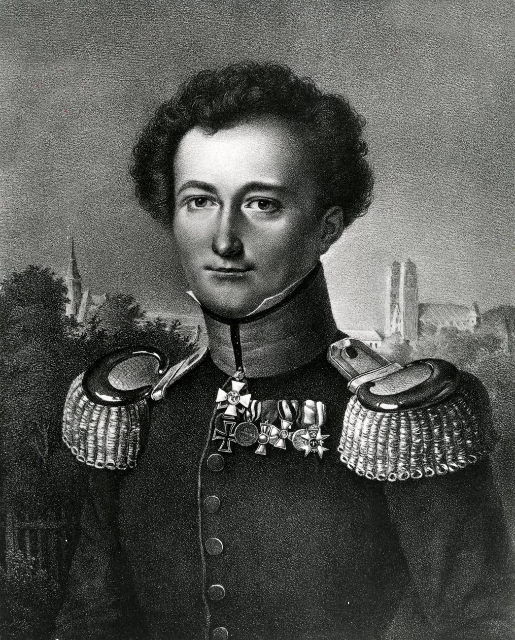 كارل فون كلاوزفيتز ، مطبوعة من تصميم F.Michaelis ، 1830 بواسطة كارل فيلهلم واش