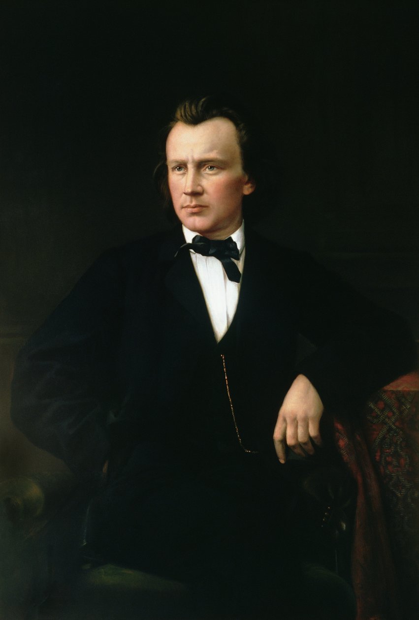جيه برامز ، ج .1860 بواسطة Karl von Jagemann