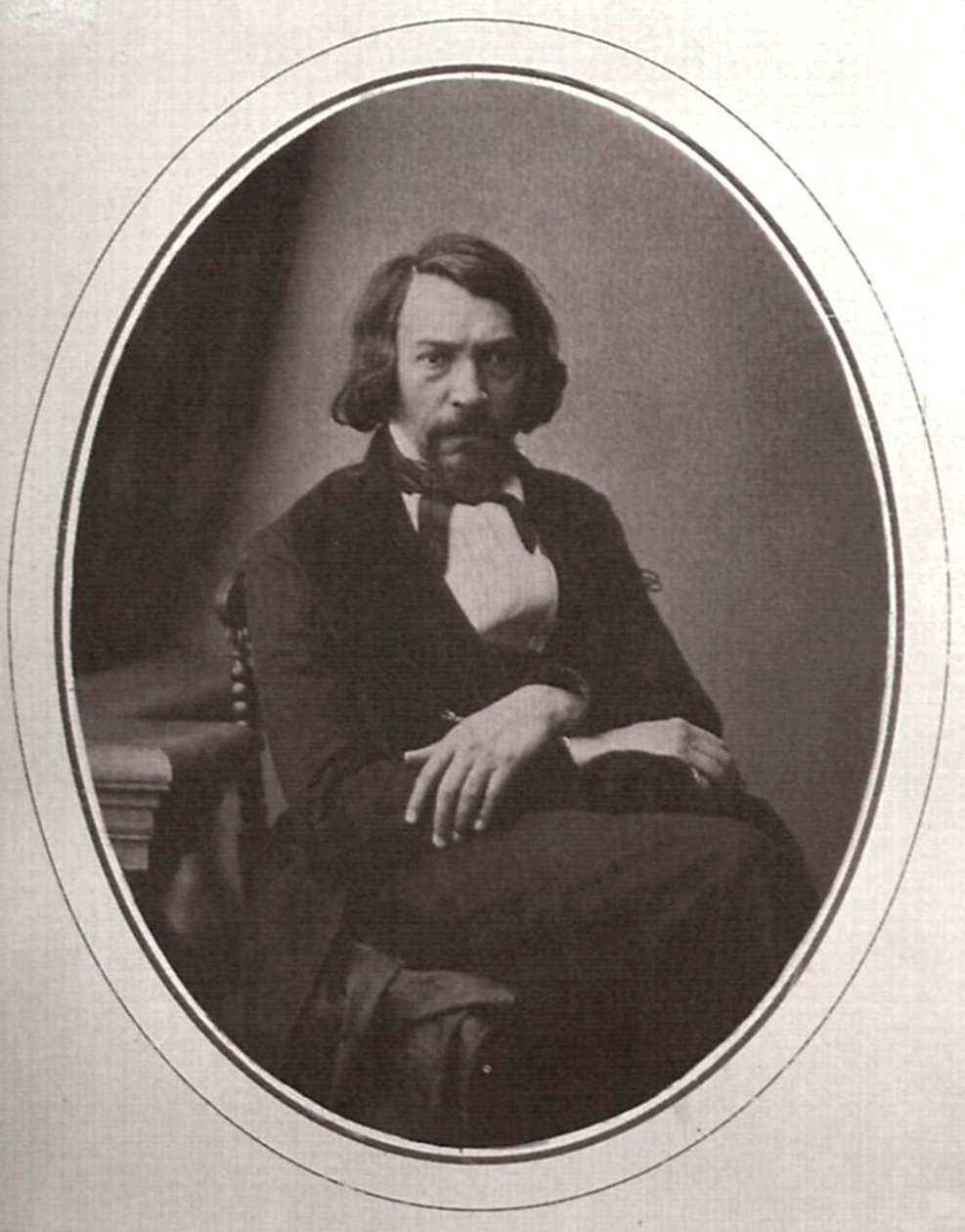 أليكسي ستيبانوفيتش خومياكوف ، الشاعر الديني الروسي ، c1858 بواسطة كارل أوجوست بيرجنر