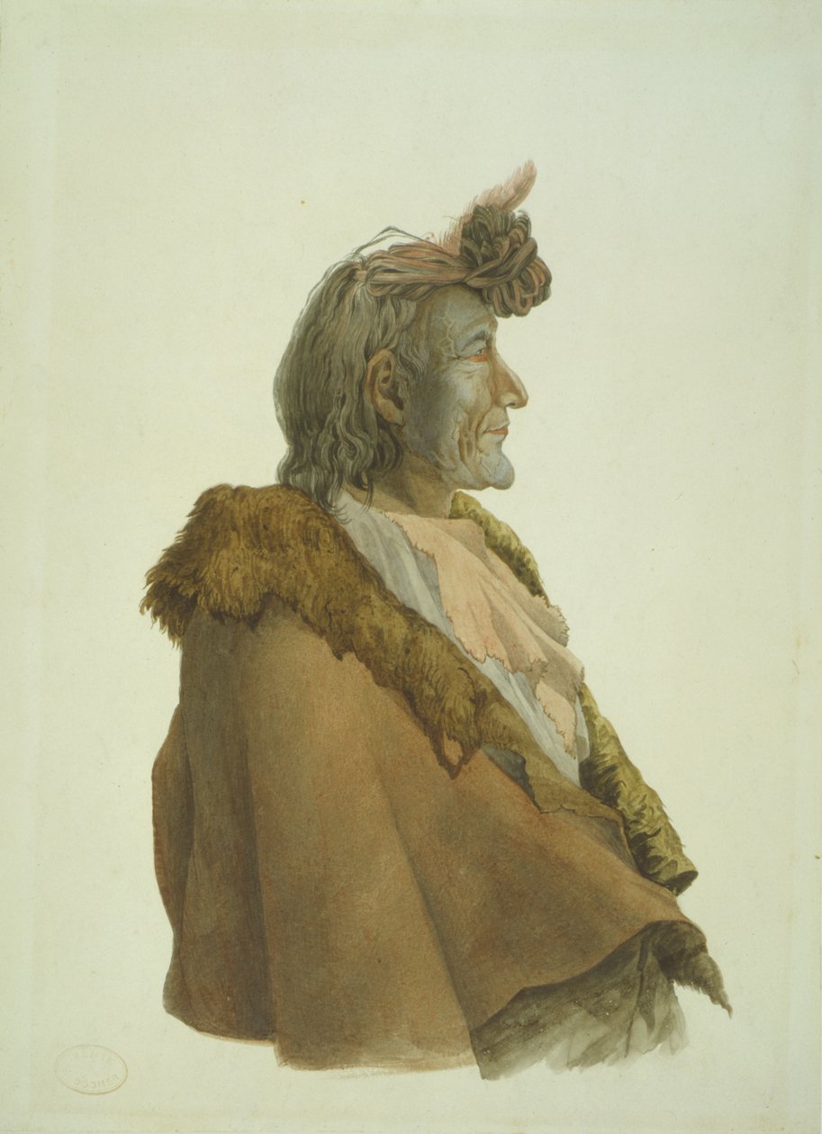 Pioch-Ki؟ iu ، رجل Piegan Blackfeet بواسطة كارل بودمر