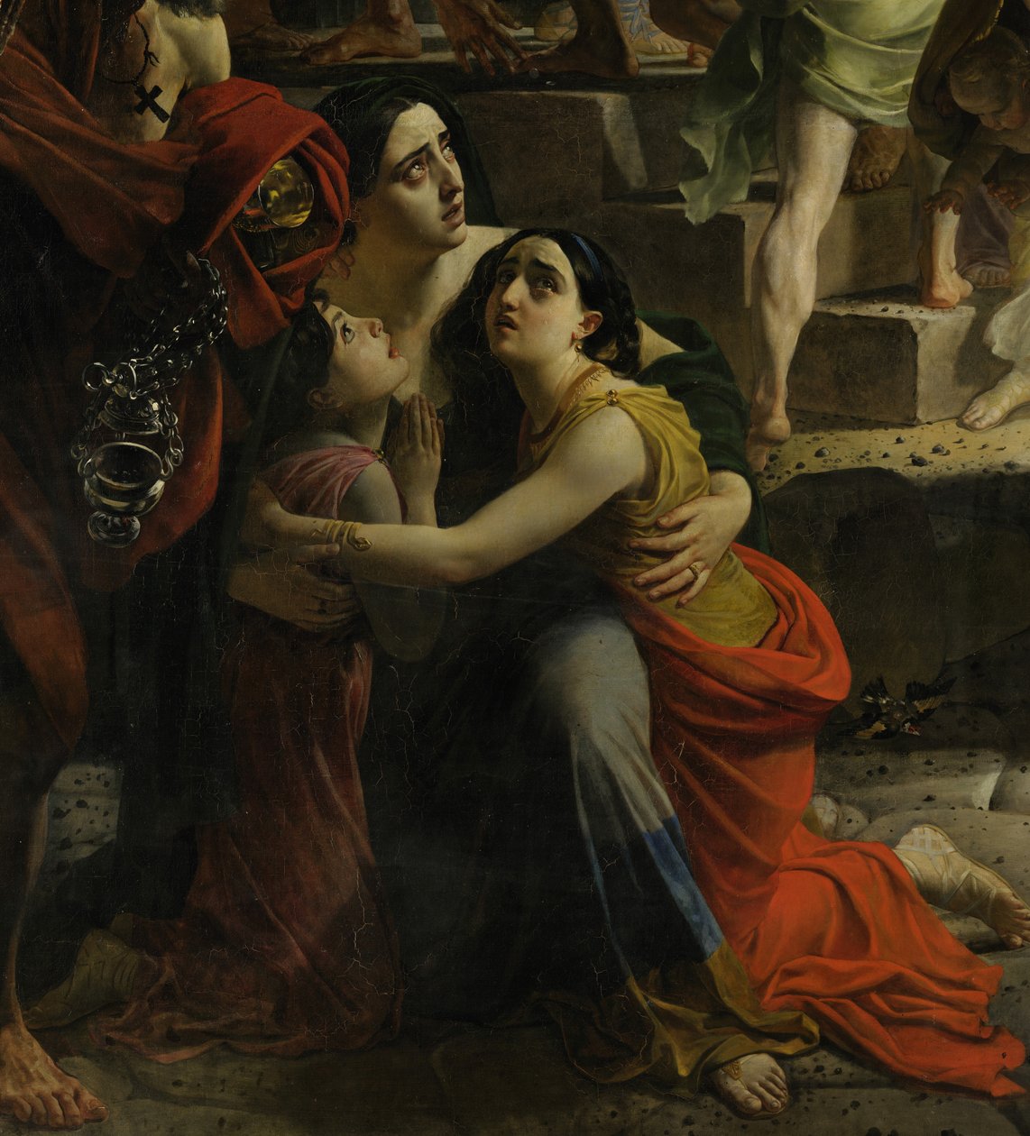 تفاصيل اليوم الأخير من بومبي (بواسطة كارل بريولوف ، 1833 ، المتحف الروسي) بواسطة كارل بافلوفيتش بريولوف