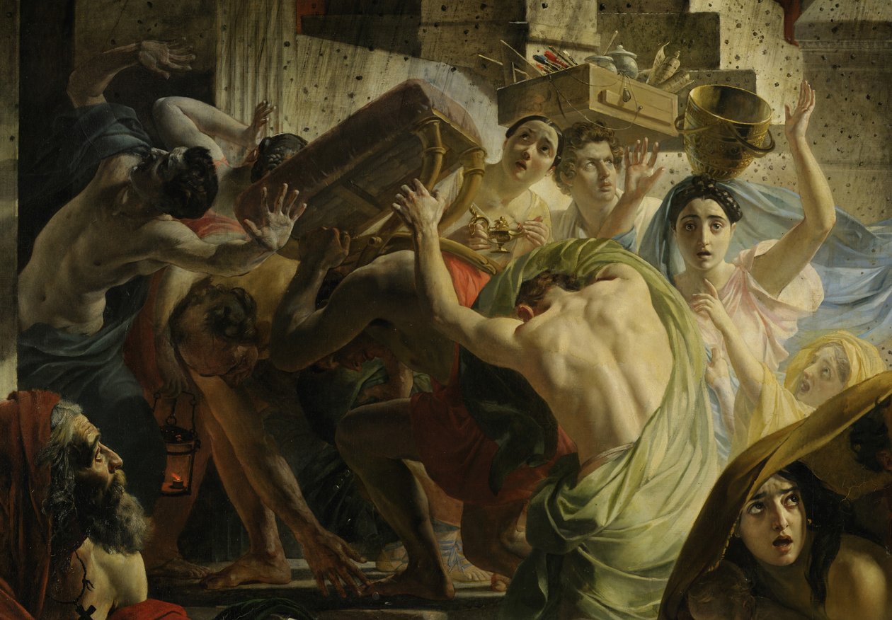 تفاصيل اليوم الأخير من بومبي (بواسطة كارل بريولوف ، 1833 ، المتحف الروسي) بواسطة كارل بافلوفيتش بريولوف