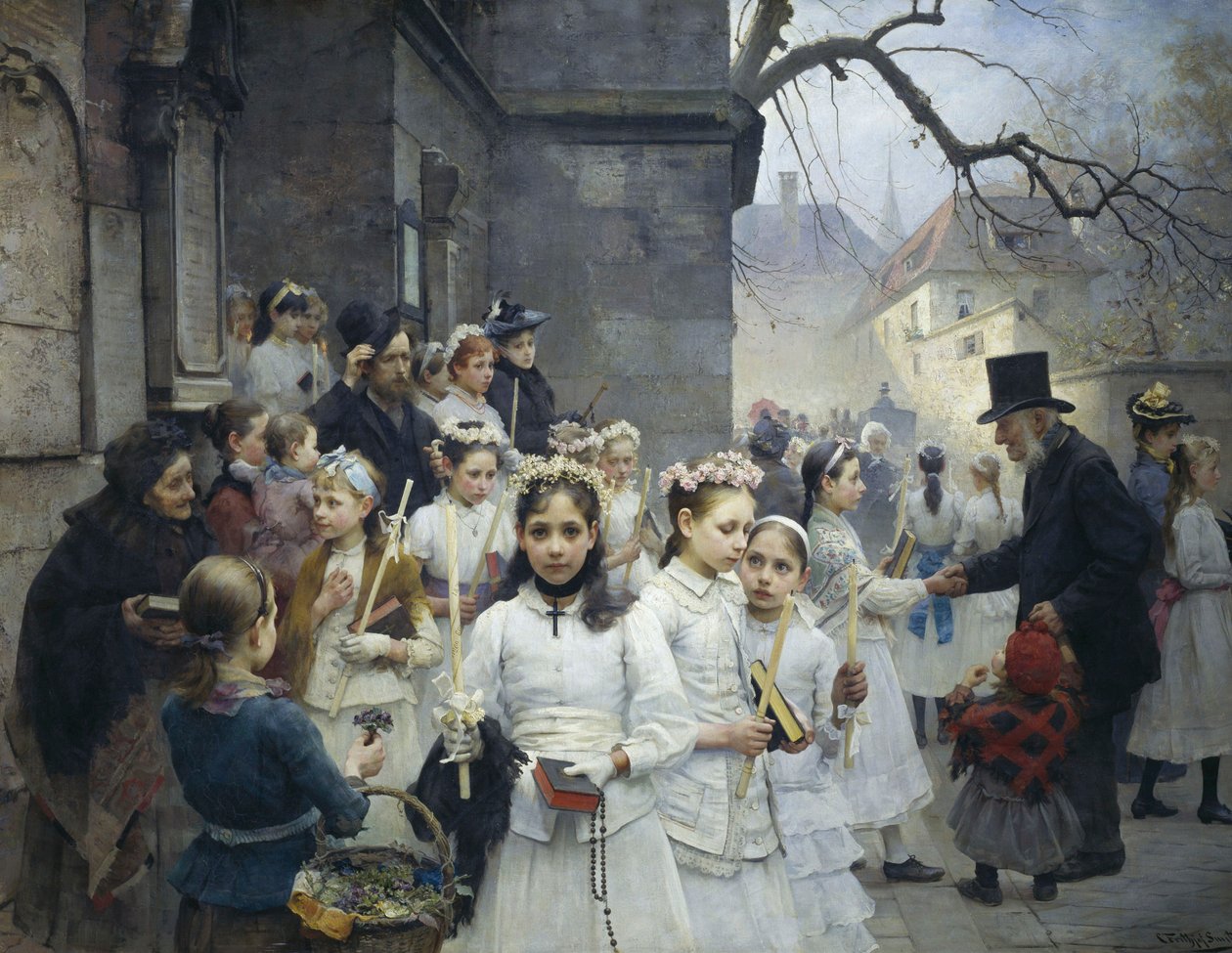 After First Communion بواسطة كارل فريثوف سميث