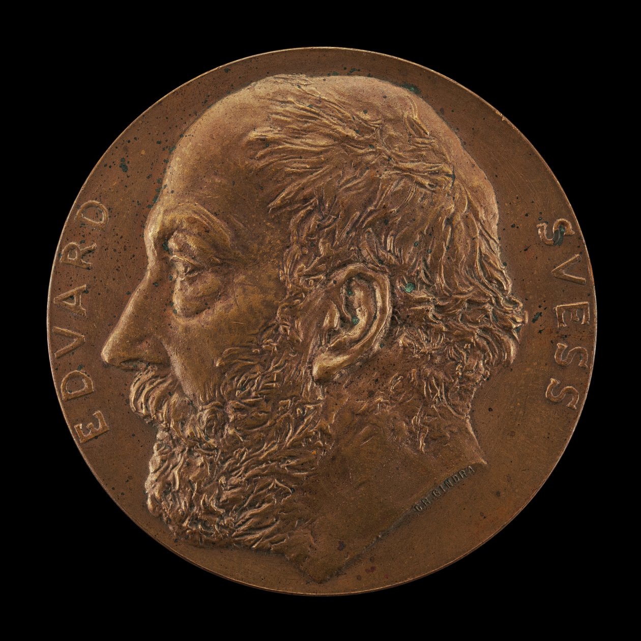 إدوارد سويس ، 1831-1914 ، جيولوجي [الوجه] ، 1897. بواسطة كارل جيندرا