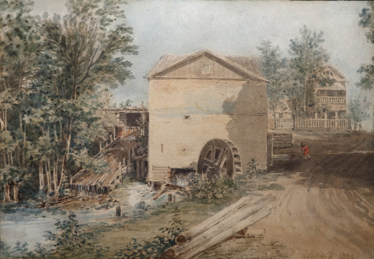 بولوتنياني زافود ، ملكية عائلية لعائلة غونشاروف ، 1839. بواسطة كارل إيفانوفيتش كولمان