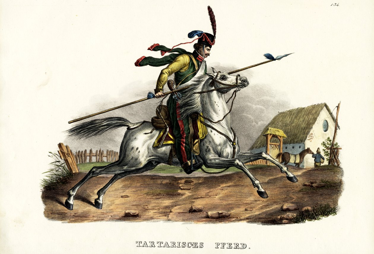 حصان طرطاري ، 1824 بواسطة كارل جوزيف برودمان