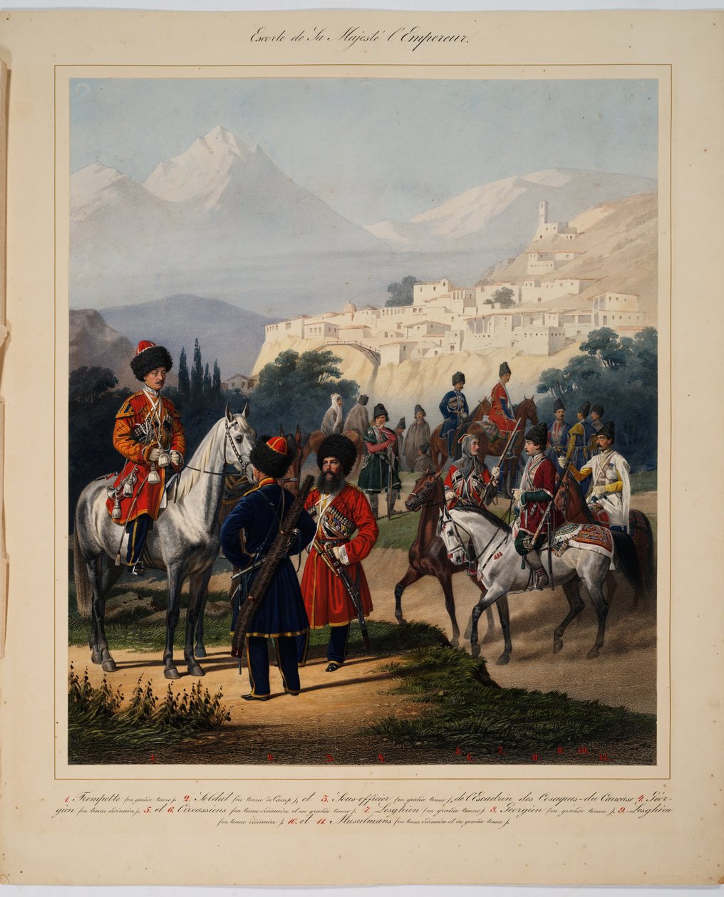 قافلة سمو الإمبراطورية ، 1867 بواسطة كارل كارلوفيتش بيراتسكي