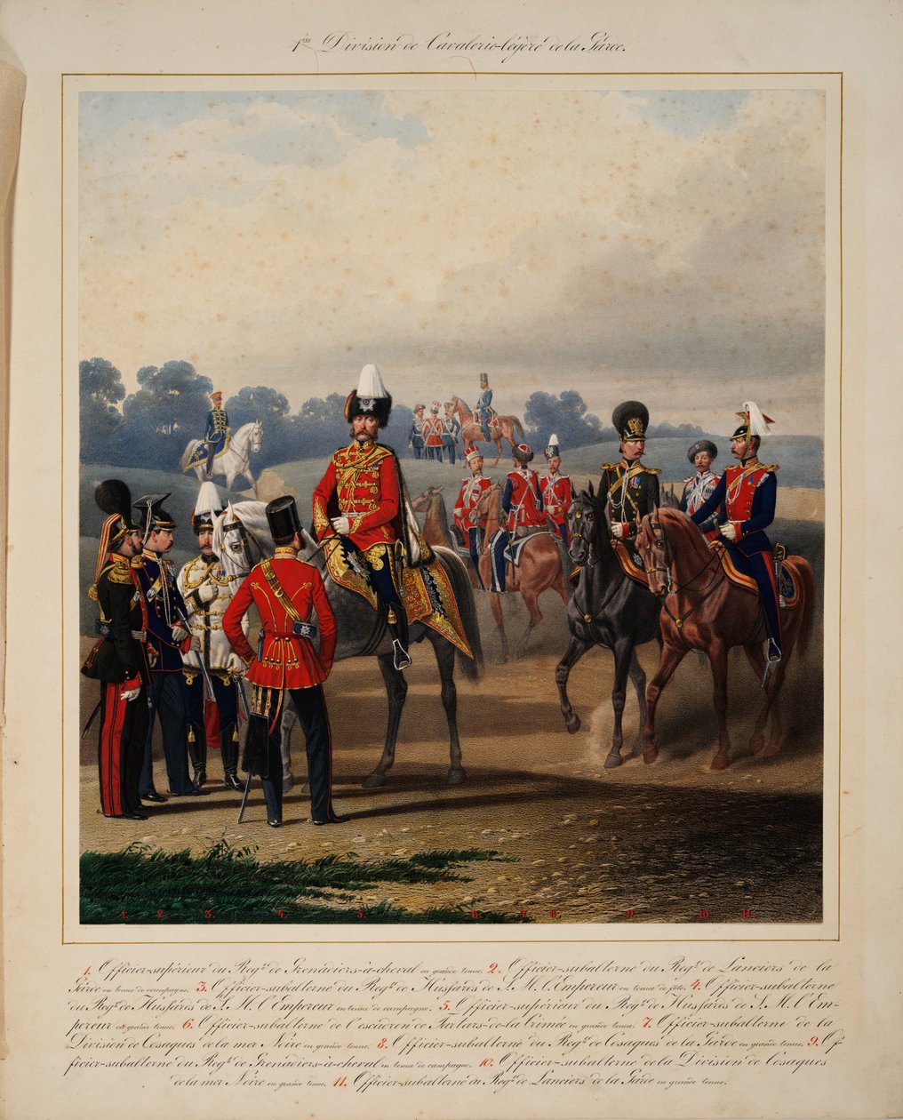 فرقة الفرسان الخفيفة للحرس الأول ، 1867 بواسطة كارل كارلوفيتش بيراتسكي