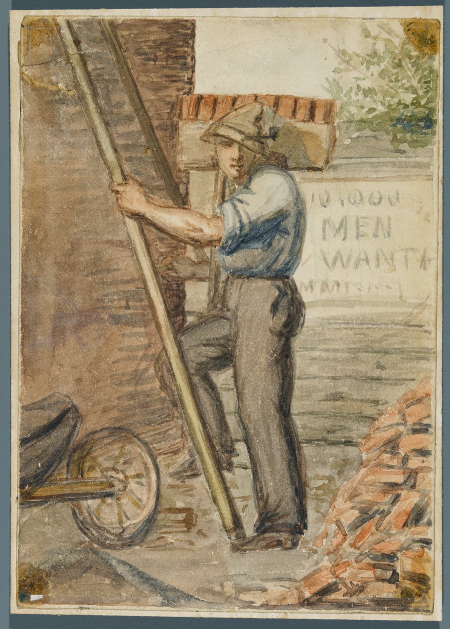 طبقة الطوب ، 1864 (مرحاض بسبب ضعف وسائل الإعلام السوداء) بواسطة كارل إل مولر