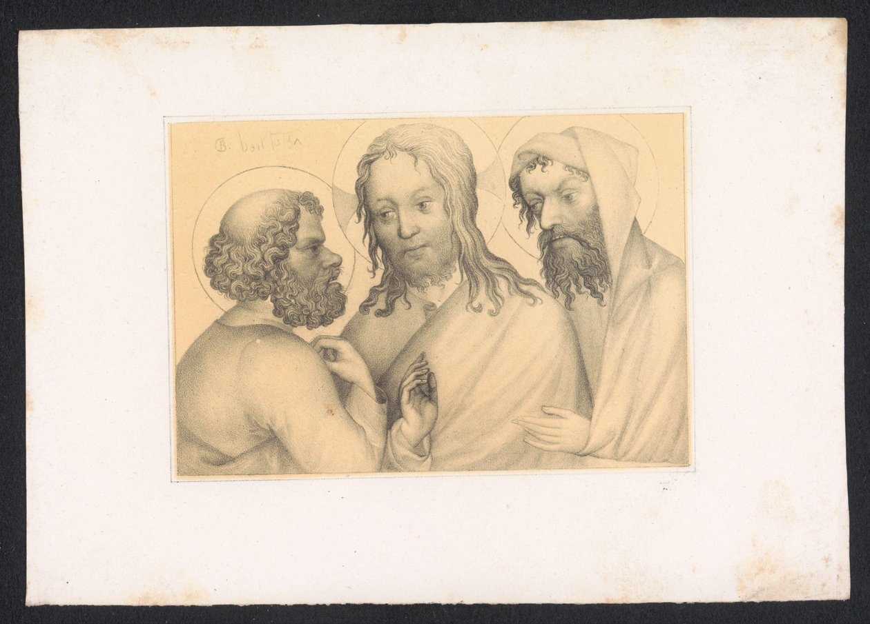 Roeping van Petrus en Andreas تصاميم ودراسات من قبل سيد هولندي من القرن الخامس عشر. قرن. بناءً على النسخ الأصلية المحفوظة في المكتبة الملكية في برلين (عنوان السلسلة) بواسطة كارل بالزوف