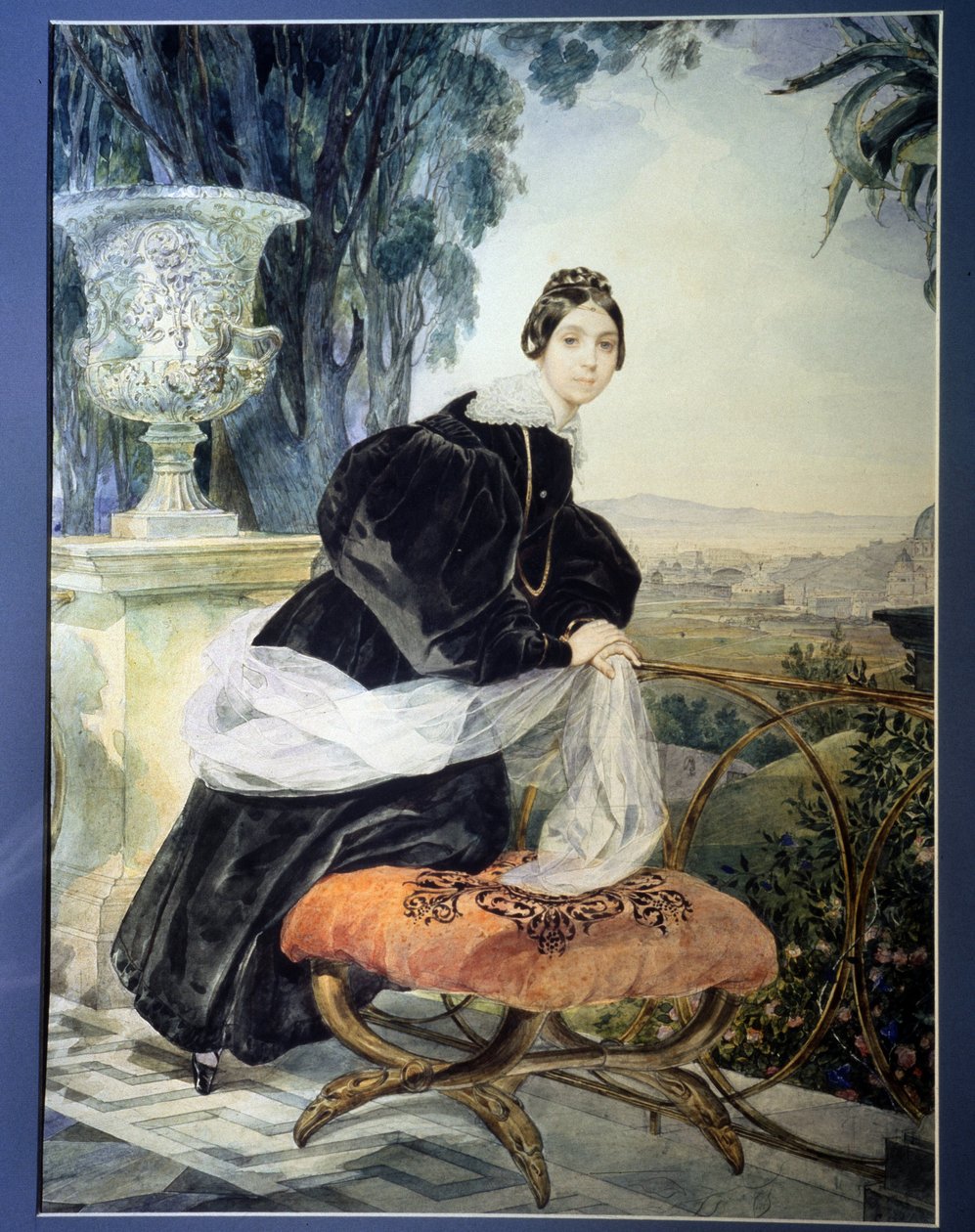 "" صورة لدوقة روسيا الكبرى إليزابيث سالتيكوفا (1802-1863) "لوحة رسمها كارل بافلوفيتش بريولوف (بريولوف) (1799-1852) 1833-1835 متحف الدولة الروسي ، سانت بطرسبرغ بواسطة كارل بافلوفيتش بريولوف
