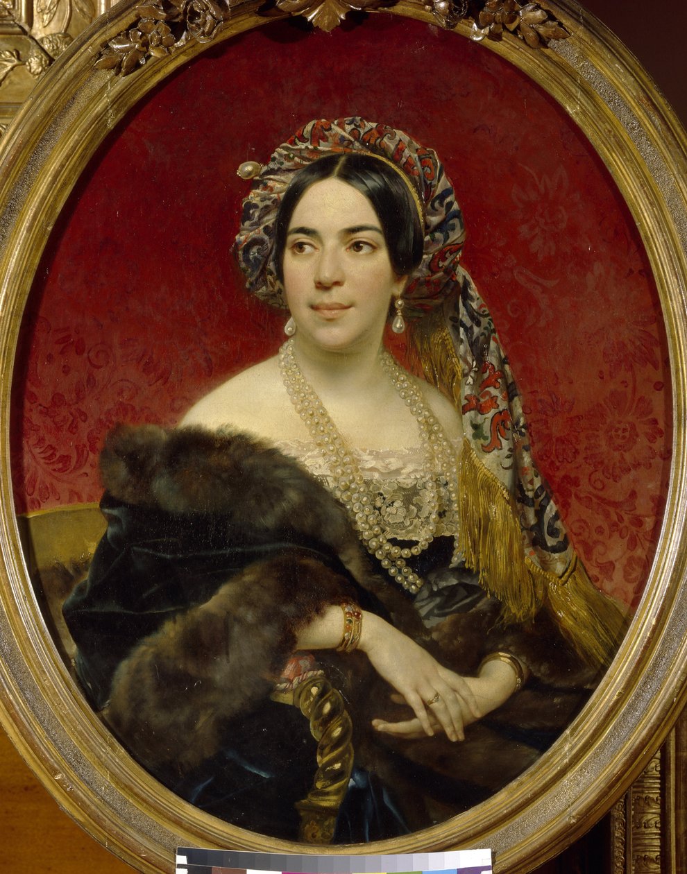 صورة للأميرة ماريا فولكونسكايا (1805-1863) (صورة للأميرة ماريا فولكونسكايا) - رسم لكارل بافلوفيتش بريولوف (بريولوف) (1799-1852) ، زيت على قماش ، قبل عام 1840 - الفن الروسي بواسطة كارل بافلوفيتش بريولوف