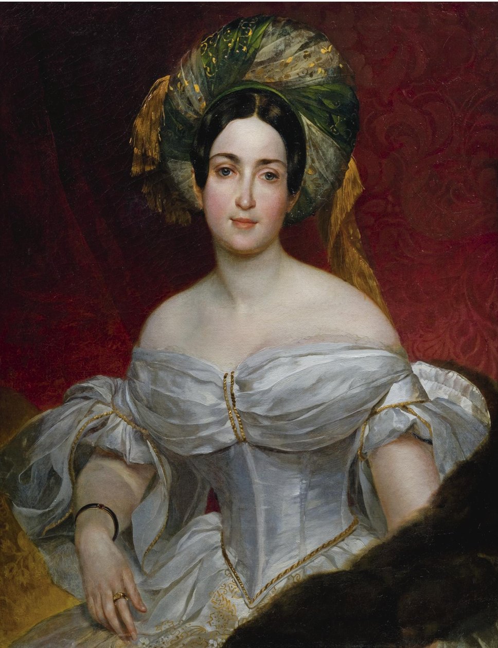 صورة البارونة أورورا شارلوتا ديميدوفا ، ني ستيرنفال 1808-1902 ، 1837 بواسطة كارل بافلوفيتش بريولوف