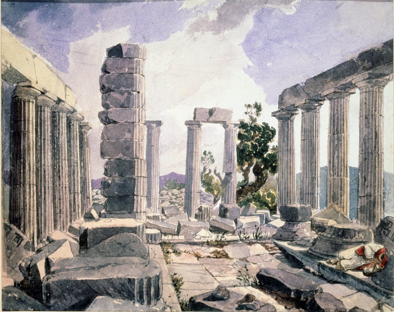 "" Vue du Temple d