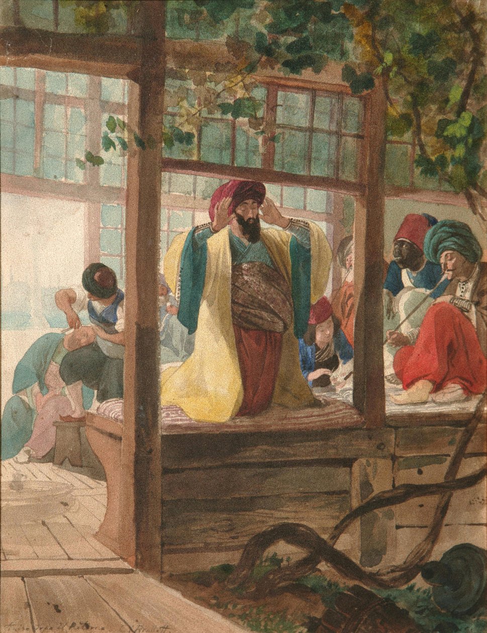 محل حلاقة ، كاليفورنيا. 1849 بواسطة كارل بافلوفيتش بريولوف