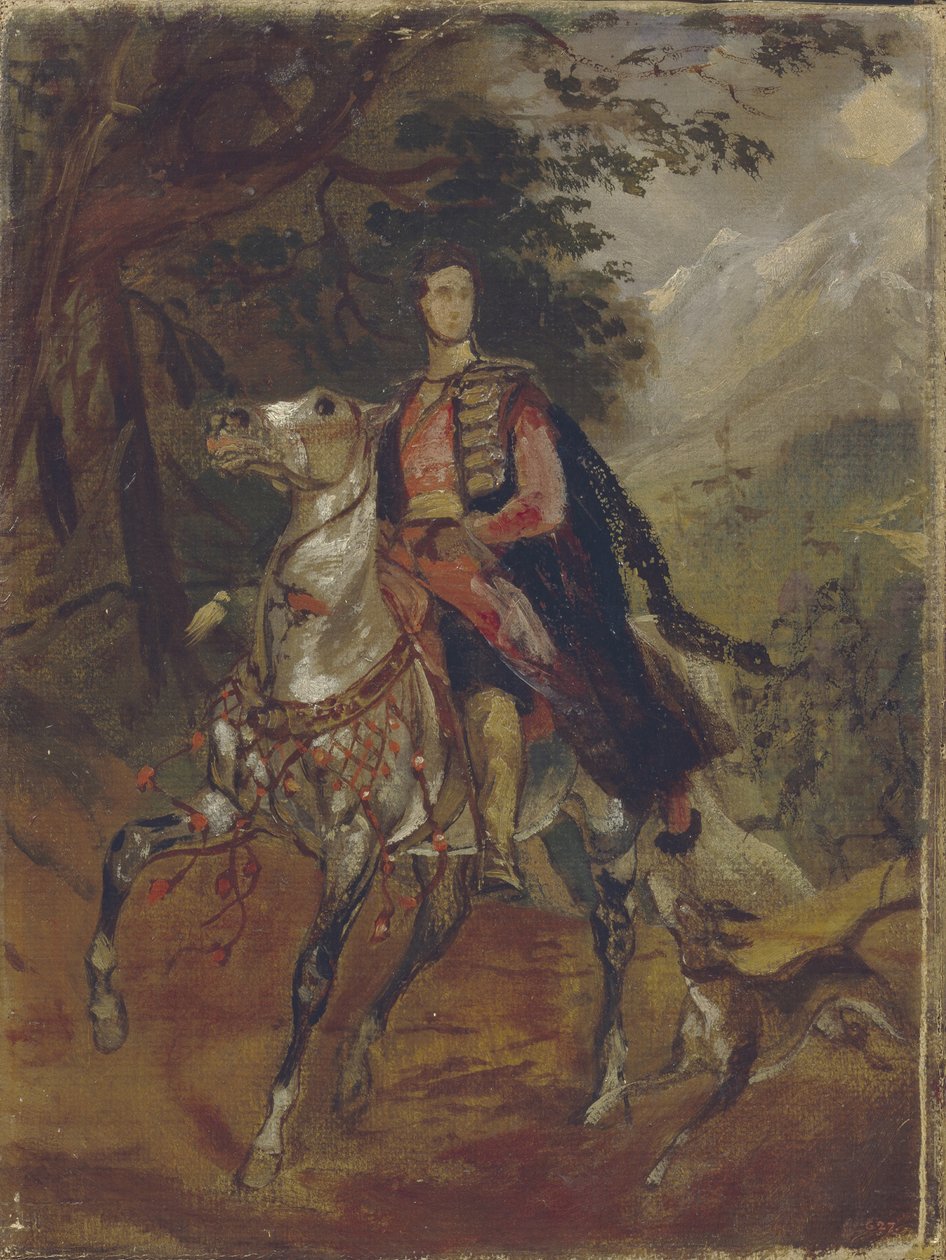 صورة للكونت أناتول نيكولايفيتش ديميدوف ، أمير سان دوناتو الأول 1812-1870 ، ج. 1831 بواسطة كارل بافلوفيتش بريولوف