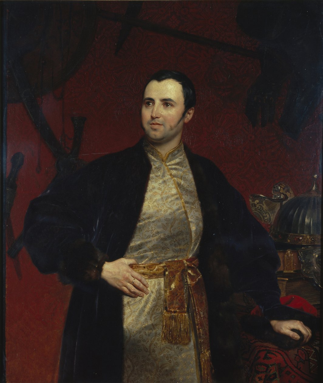 صورة للأمير ميخائيل أندرييفيتش أوبولينسكي 1805-1873 ، 1846 بواسطة كارل بافلوفيتش بريولوف