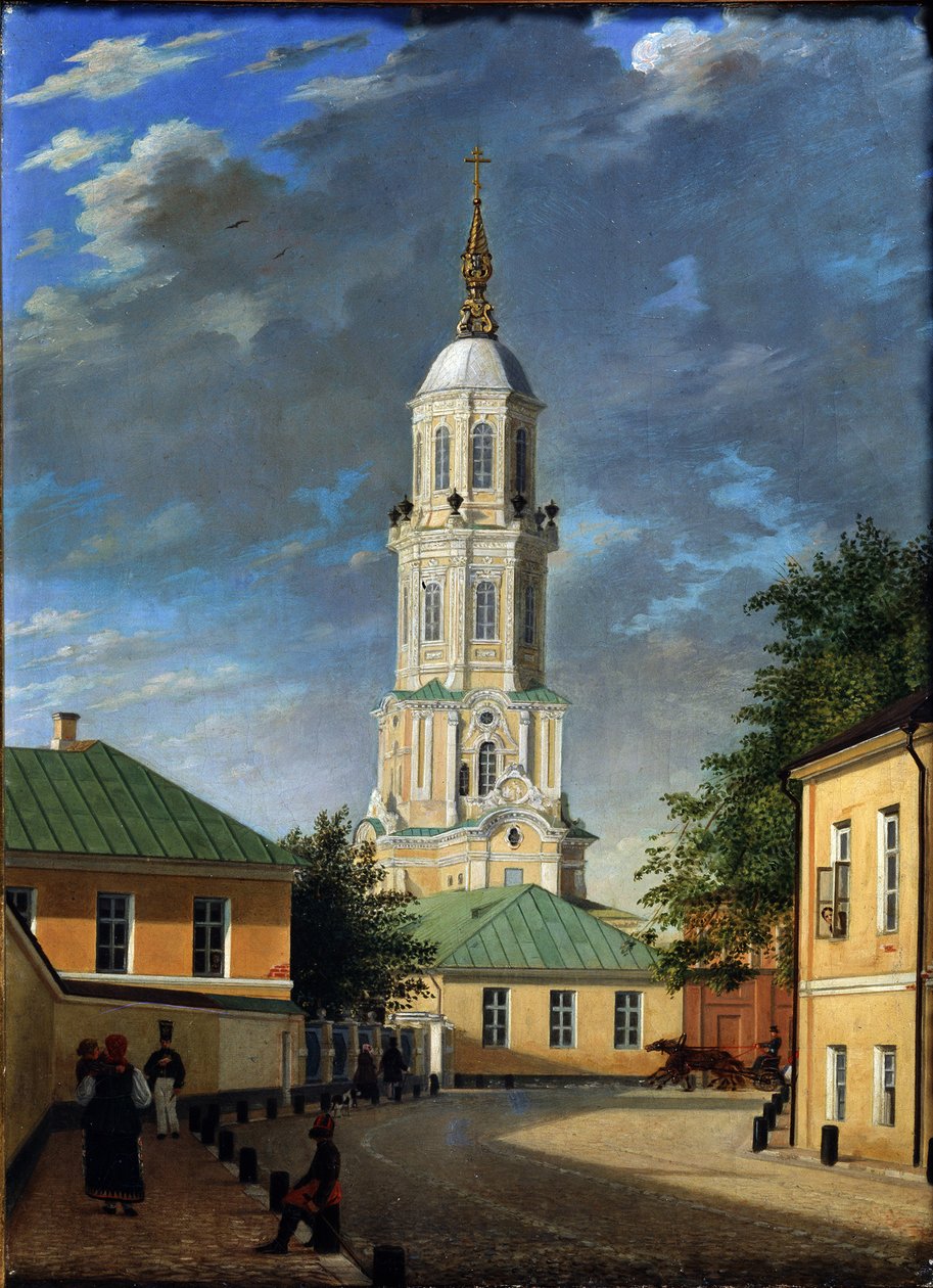 Krivokolenny pereulok في موسكو ، 1843 بواسطة كارل بتروفيتش بودري