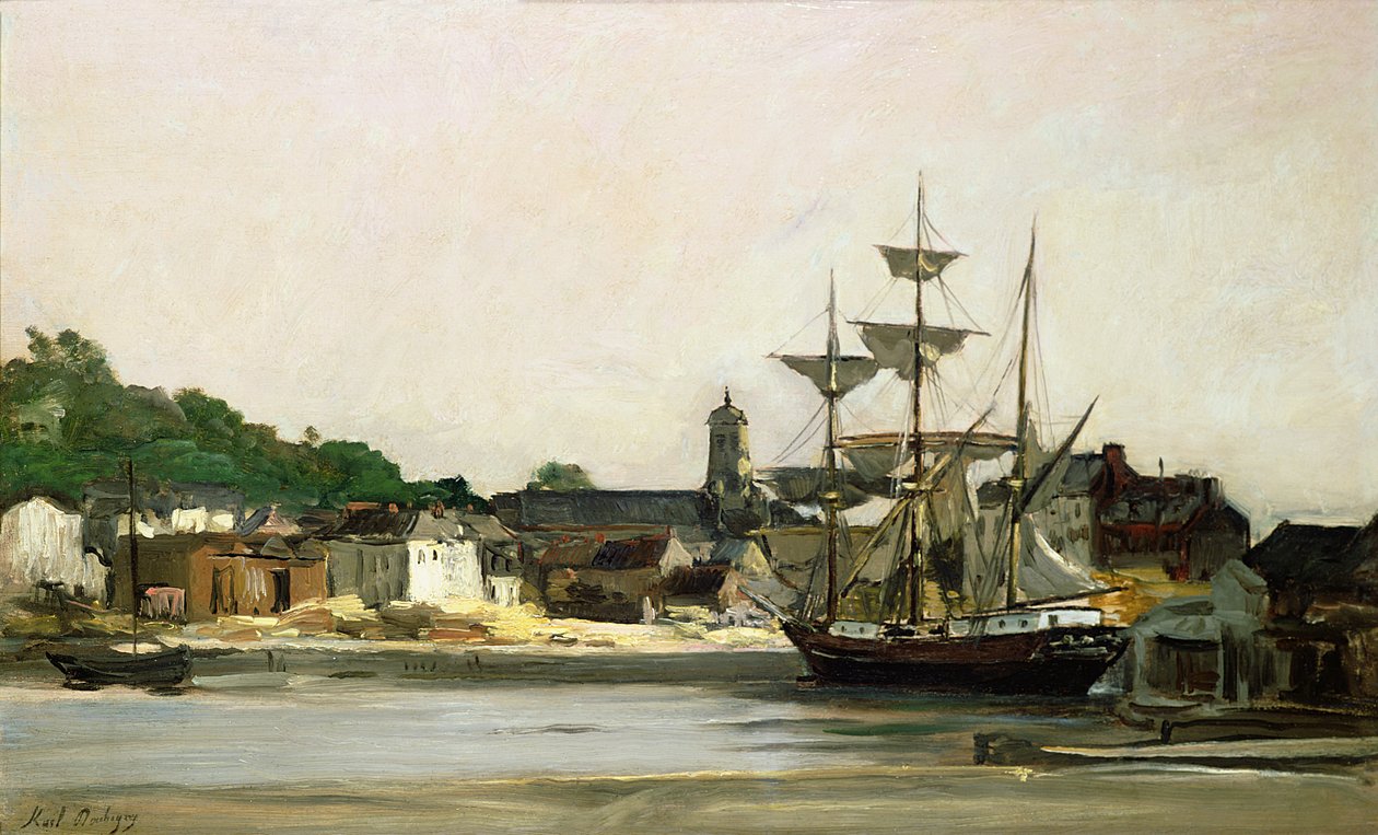الميناء في Honfleur بواسطة كارل بيير دوبيني