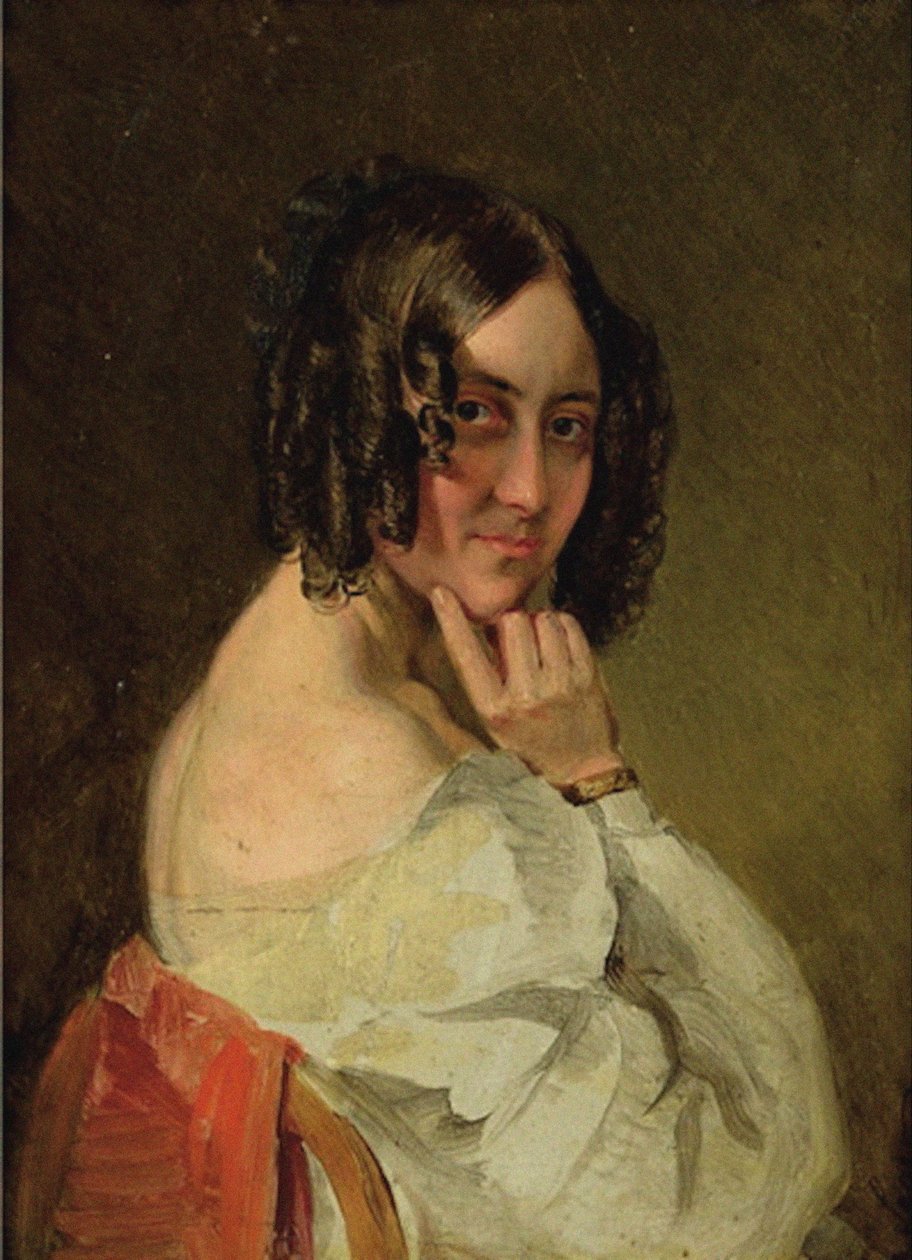 البارونة تيريز فون دروسديك ، ني مالفاتي 1792-1851. بواسطة كارل سار