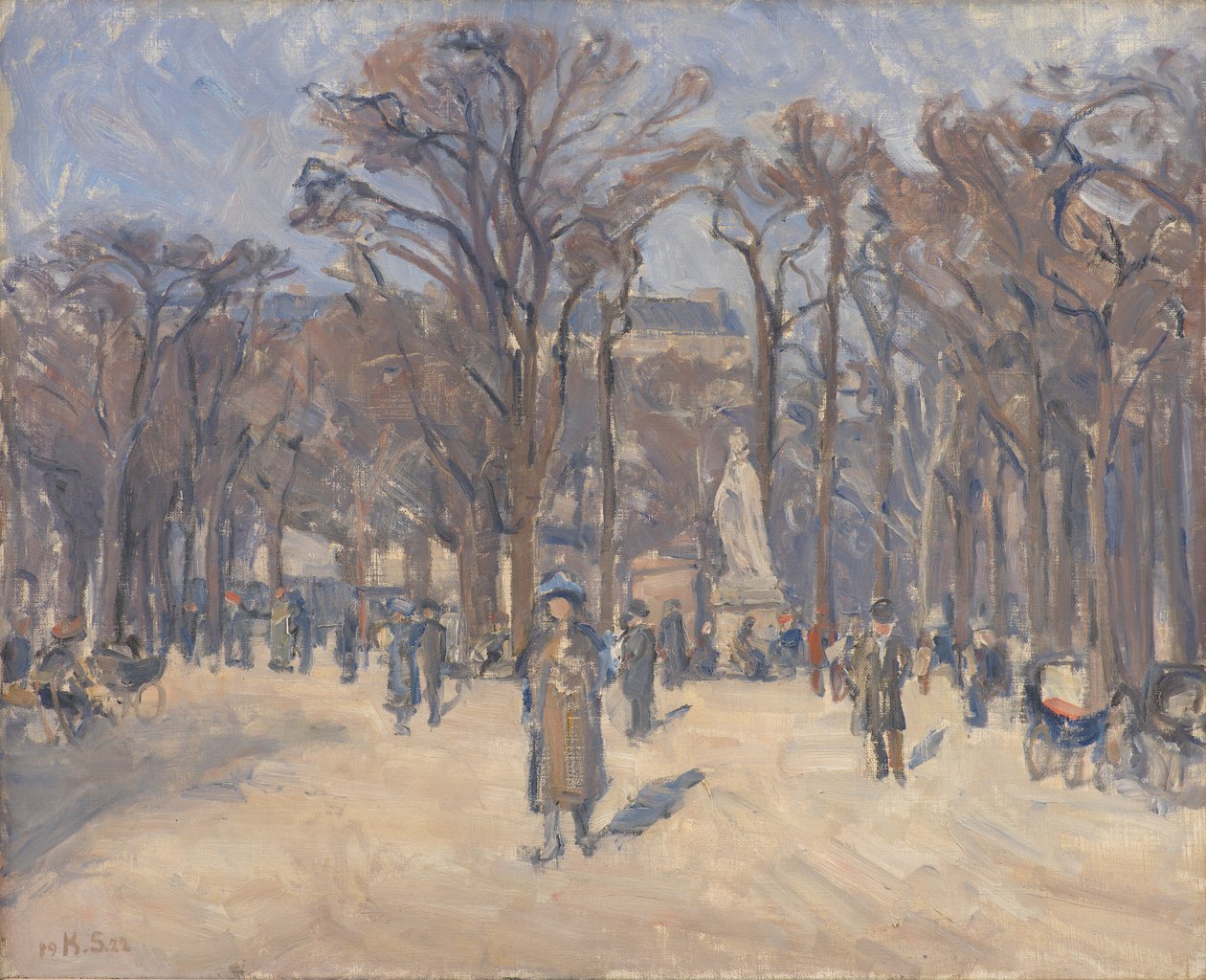 يوم مارس في Le Jardin du Luxembourg ، باريس بواسطة كارل شو