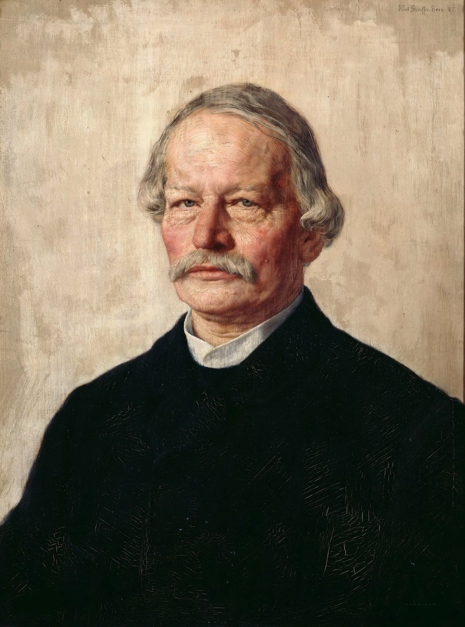 صورة لغوستاف فريتاج 1816-1895 ، 1886-1887. بواسطة كارل ستوفر برن