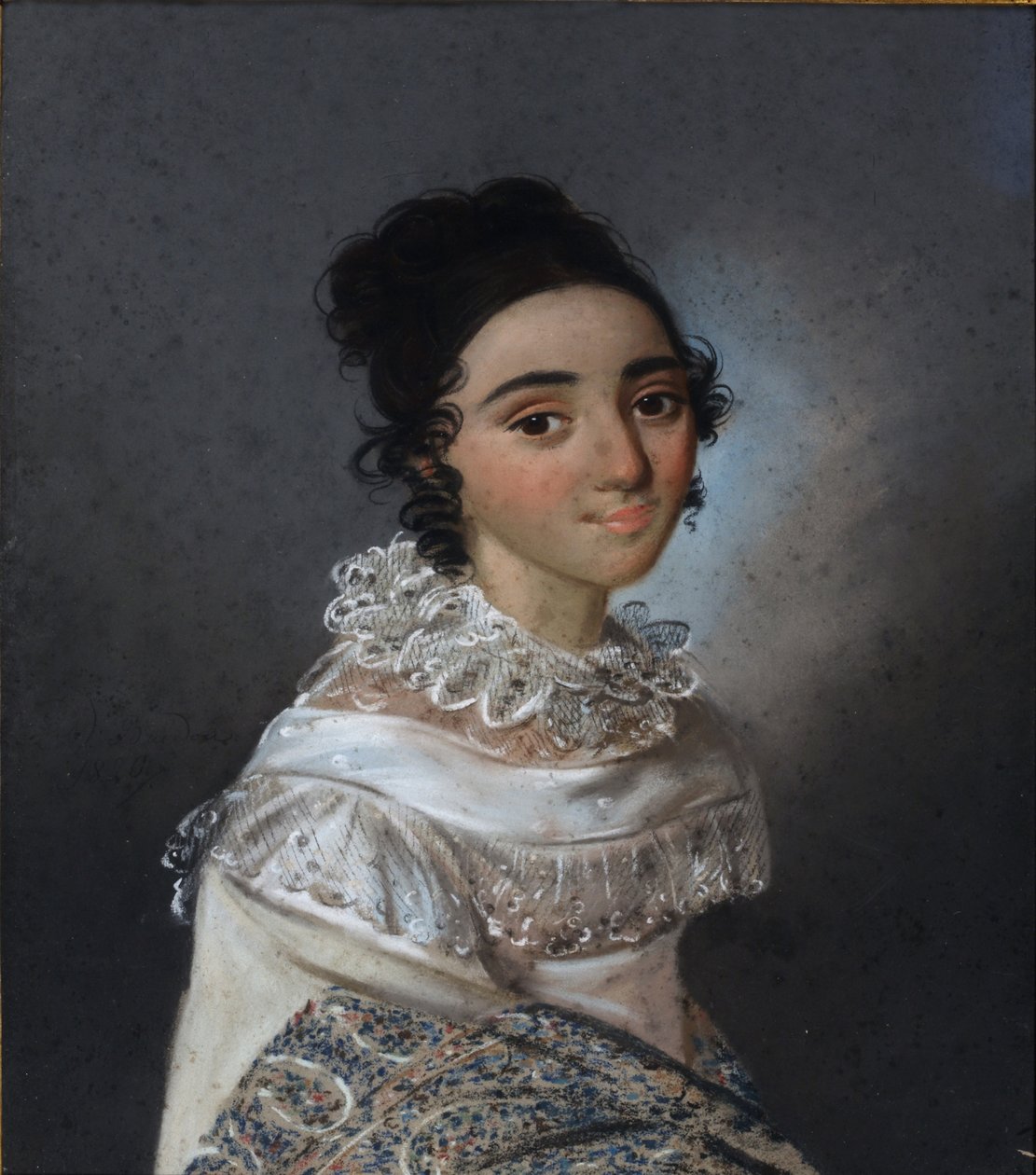 صورة ل Yekaterina Emmanuilovna Abamelik-Lazareva 1806-1880 ، née Bird-Bey ، 1820 بواسطة كارل ويلهلم باردو