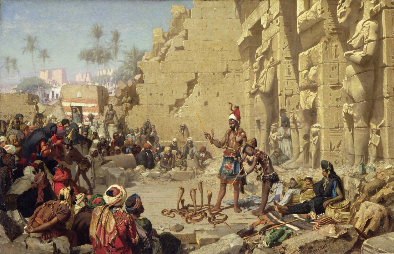 The Snake Charmer ، 1872 بواسطة كارل فيلهلم جينتز
