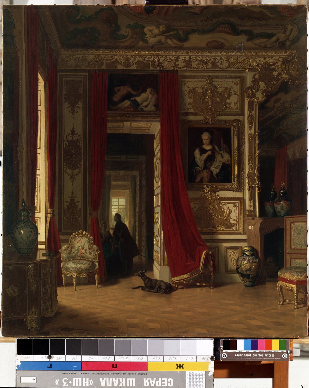 الداخلية. رسم كارل زيمرمان (1796-1820). زيت على قماش ، ٨٣ × ٧٧ سم. الفن الألماني في القرن التاسع عشر. متحف الدولة MK Ciurlionis للفنون ، كاوناس (ليتوانيا). بواسطة كارل زيمرمان