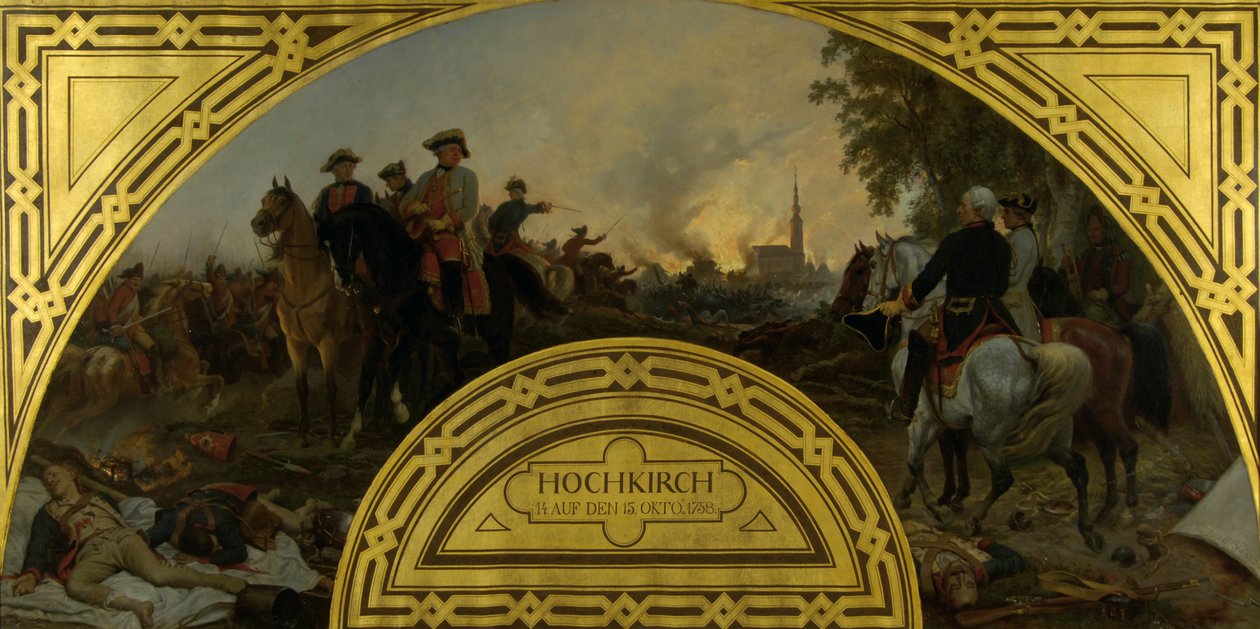 الغارة بالقرب من Hochkirch عام 1758 بواسطة كارل فون بلاس