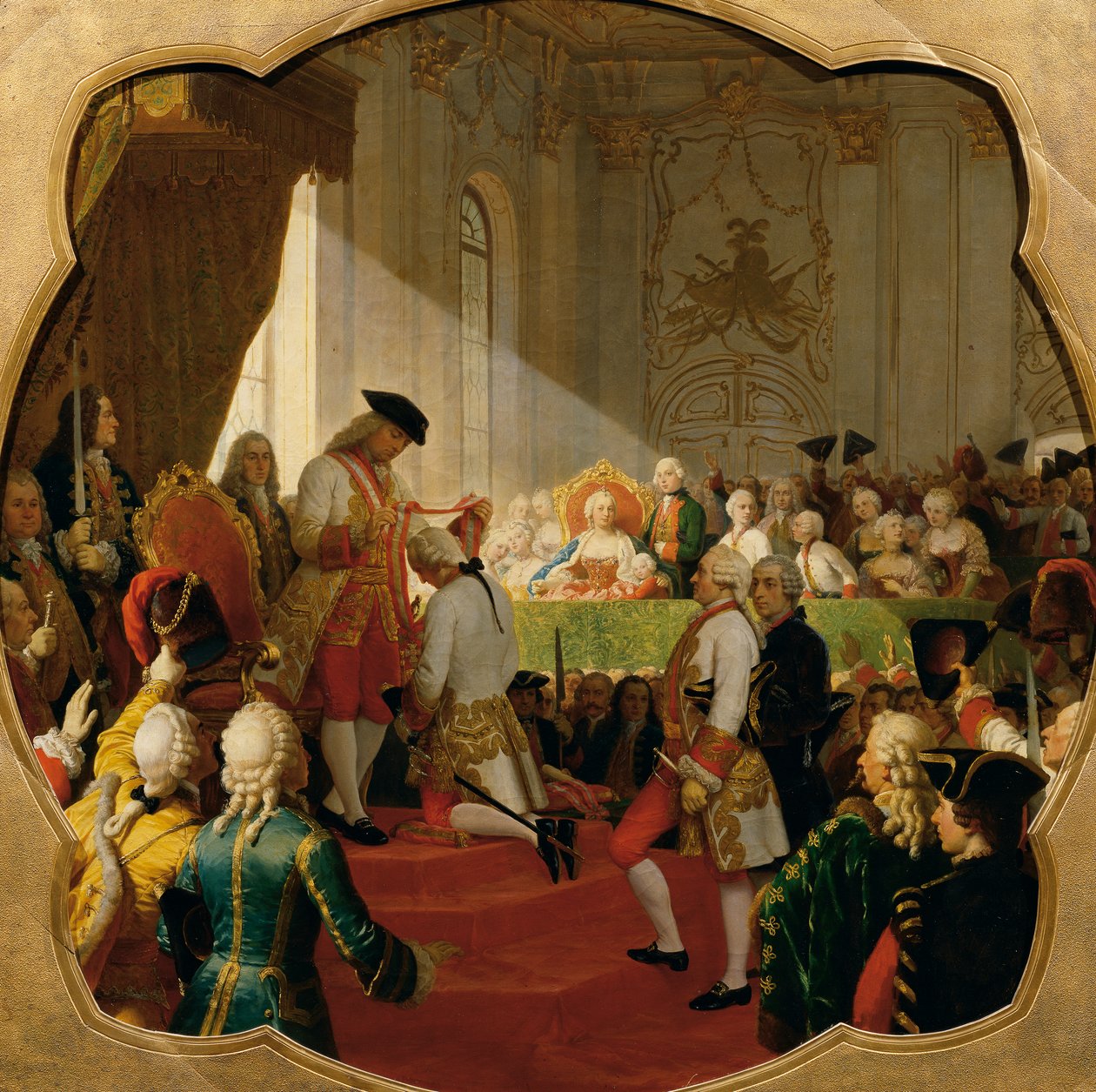 أول ترقية إلى وسام ماريا تيريزا العسكري عام 1758 بواسطة كارل فون بلاس