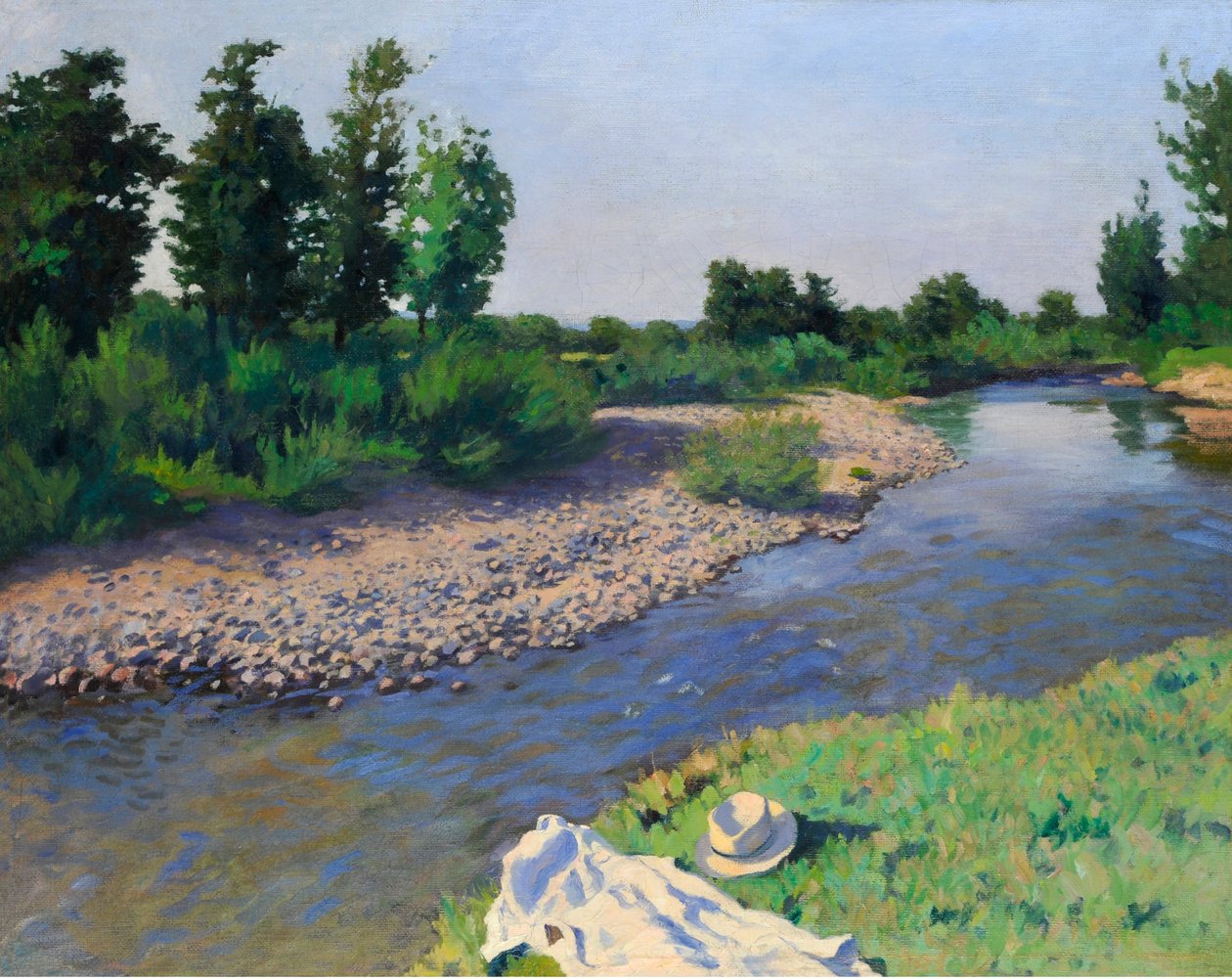 Ruisseau II - Stream II ، بقلم فيرينزي ، كارولي (1862-1917). زيت على قماش بواسطة كارولي فيرنزي