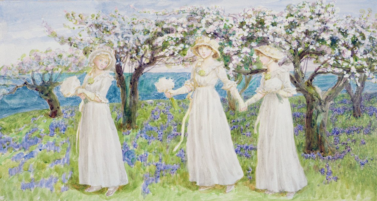رسم توضيحي لـ &39;St. عيد الحب ، 1914 (مرحاض على ورق) بواسطة كيت غريناواي